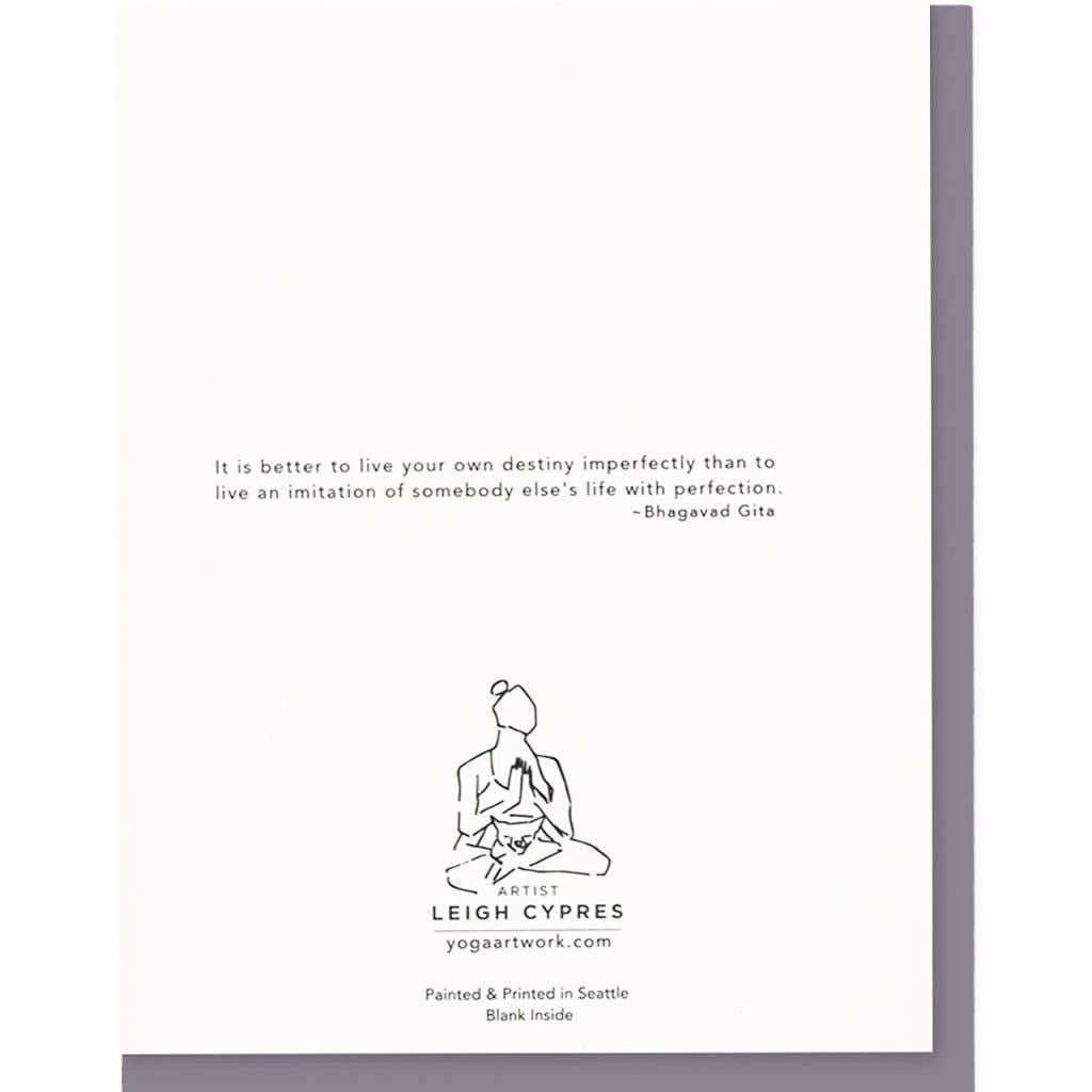 Leigh Cypres - Wholesale Everyday Greeting Card - Fox and Woman Card1