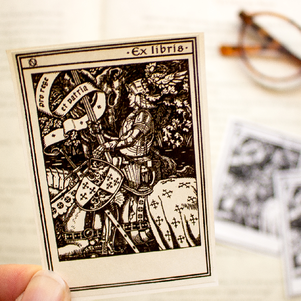 Sunshine and Ravioli - Wholesale Book Plate - Knight Bookplate Stickers1