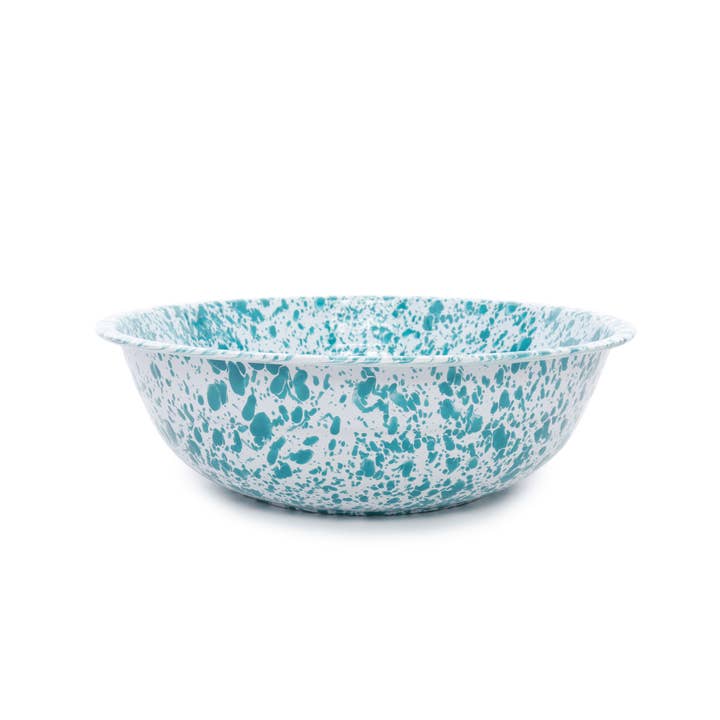 Crow Canyon Home – wholesale Bowl – Splatter Enamelware Medium Basin