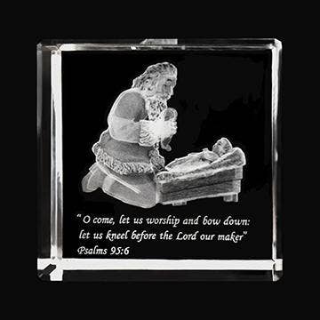 Wondering Awe Crystal Cube for wholesale by Lifebeats Gifts