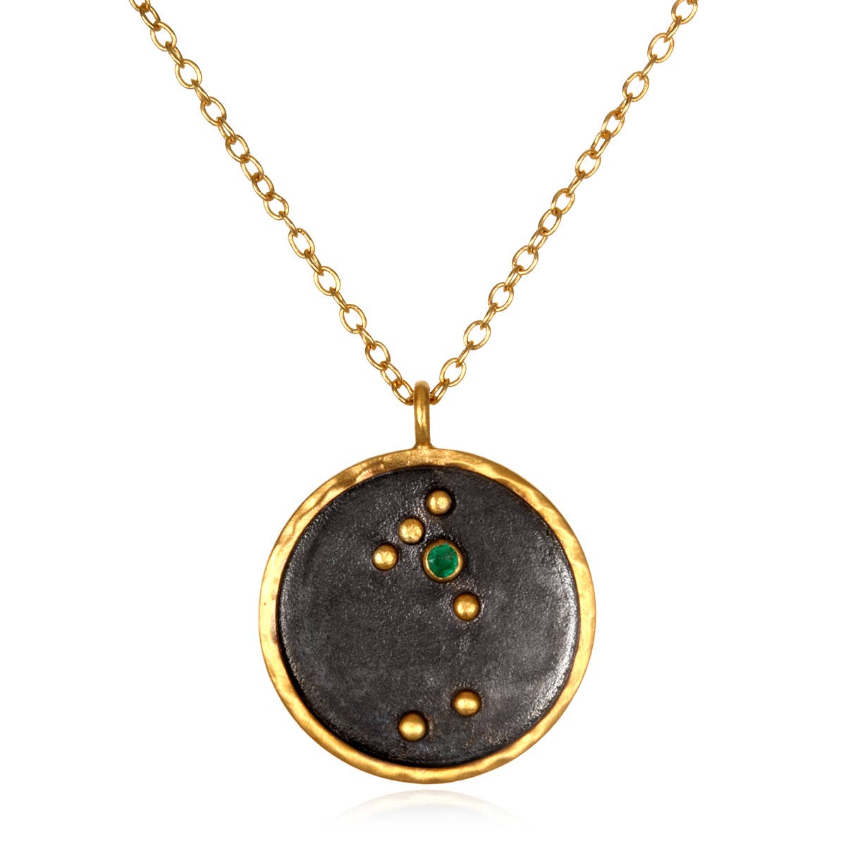 Satya Jewelry - Wholesale Pendant/Charm Necklace - Gunmetal Zodiac Constellation Necklace 18" - SOLD INDIVIDUAL4