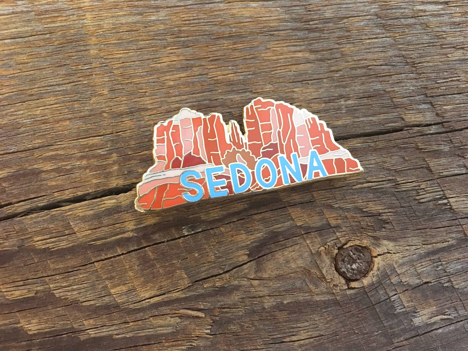 Noteworthy Paper & Press - Wholesale Lapel Pin/Button - Sedona Enamel Pin4