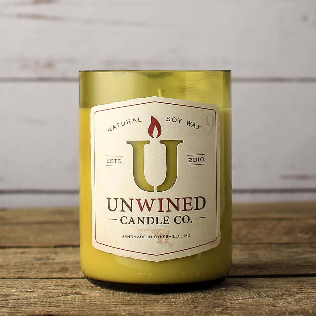 Unwined Candles - Venta al por mayor Velas en tarros - Lady Baltimore Signature Series - Vela para botella de vino1