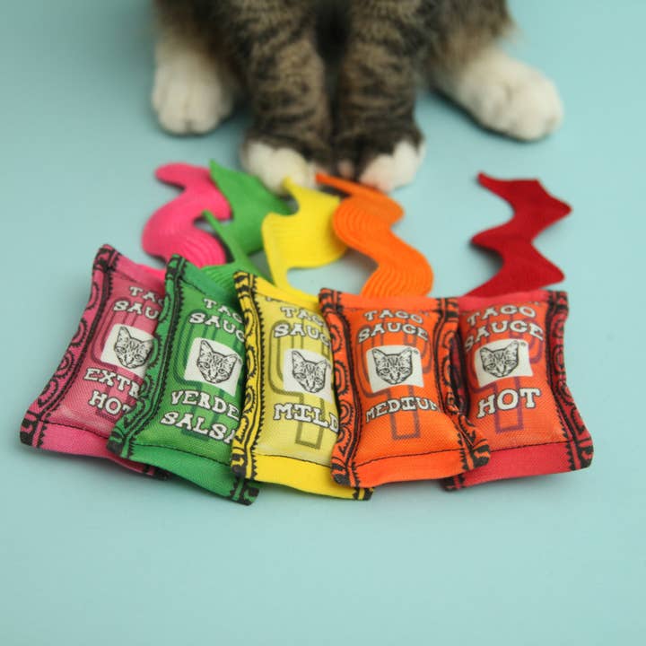 Polydactyl - Wholesale Pet Toy - Cat - Extra Hot Taco Sauce Cat Toy0