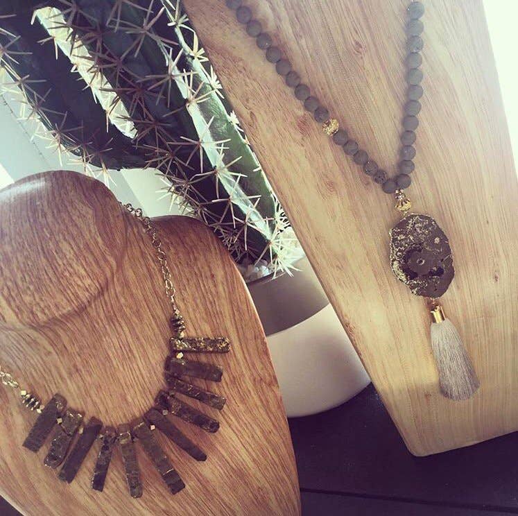 CA Jewel - Wholesale Pendant/Charm Necklace - Gold CA Necklace1