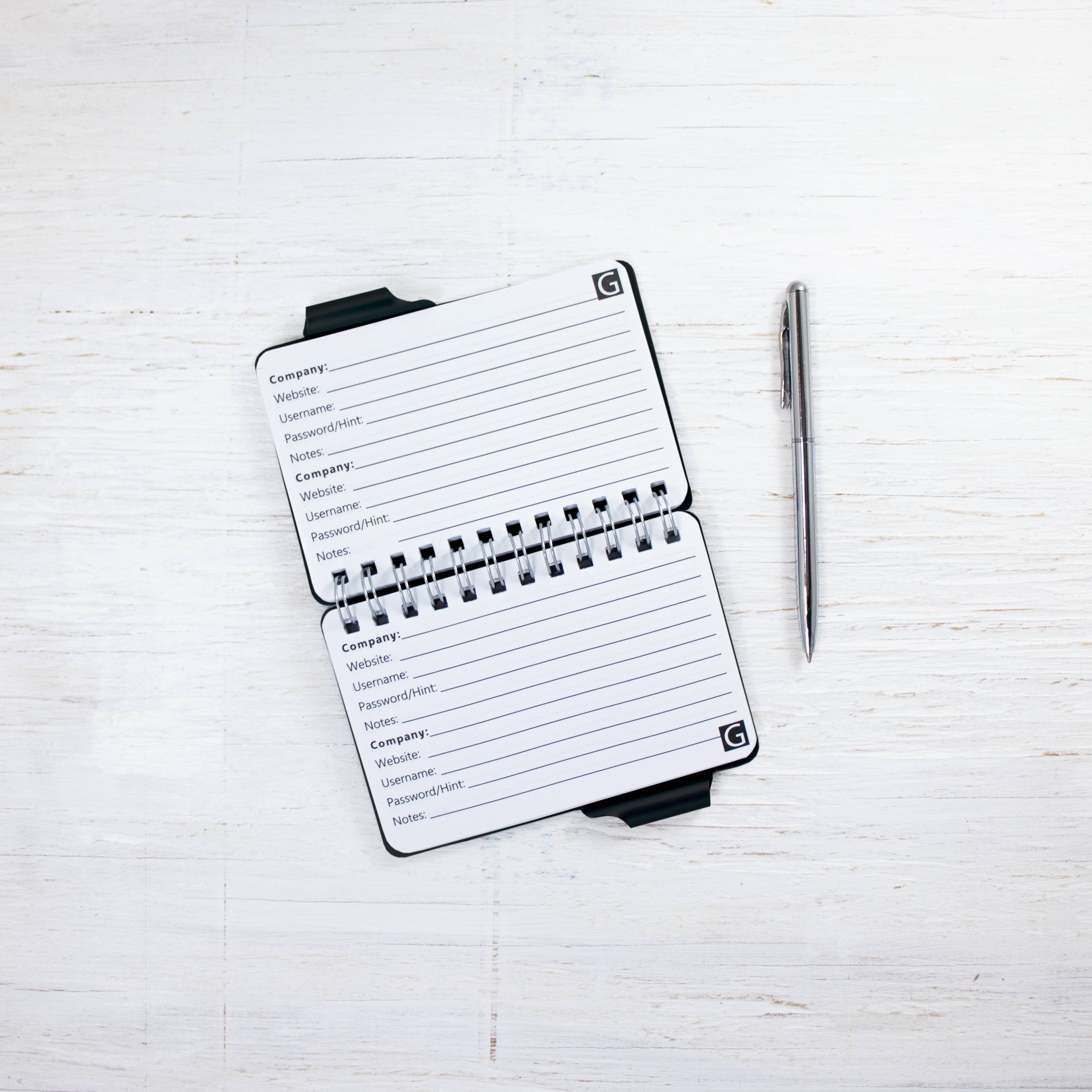 Wellspring – Engroshandel Notesblok – Adgangskode - Black Croc3