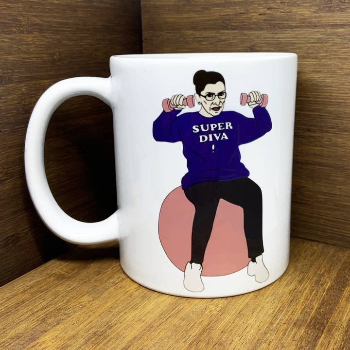 RBG Super Diva Mug for wholesale by Citizen Ruth