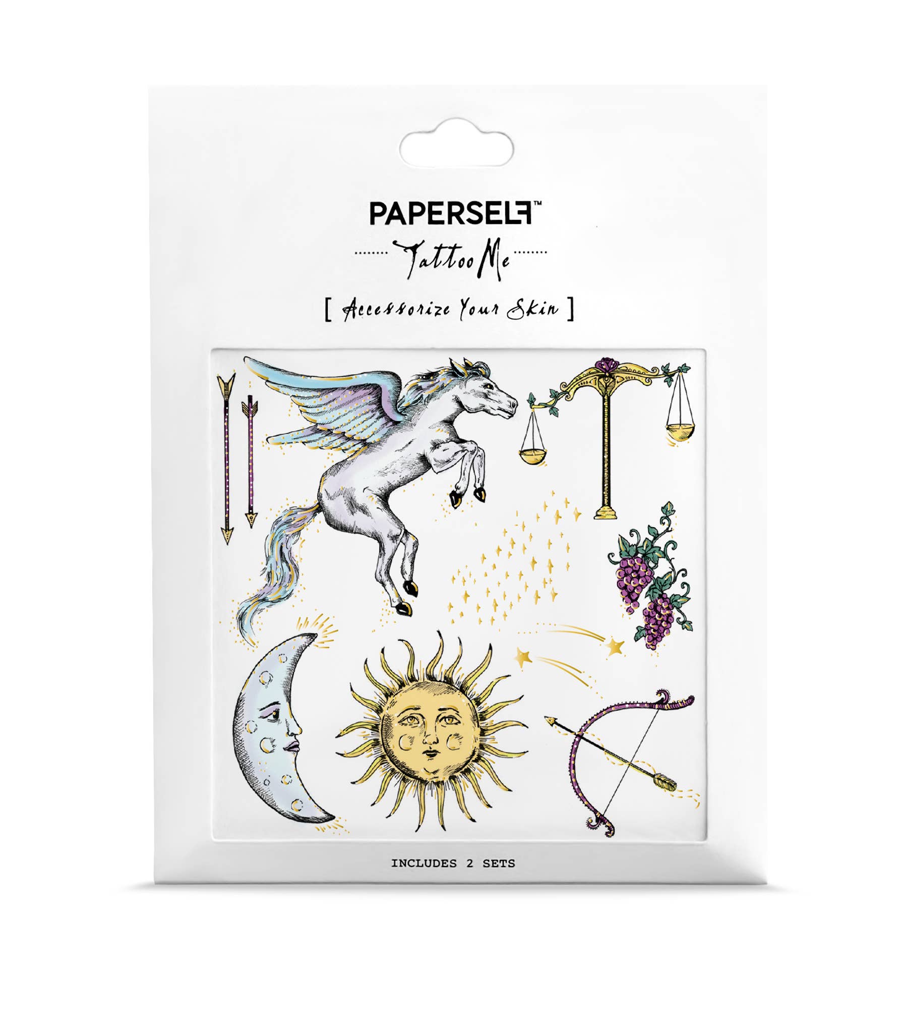 PAPERSELF - Wholesale Temporary Tattoo - Mythology Temporary Tattoos Stickers1