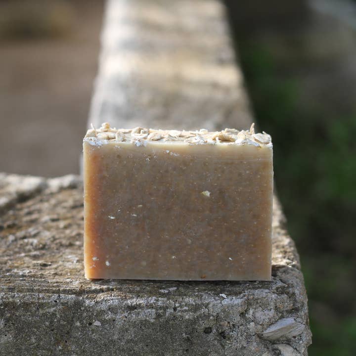 Old Factory Soap + Parousia Perfumes - Wholesale Bar Soap - Milk & Honey Goats Milk Soap - with Raw Honey and Ground Oat