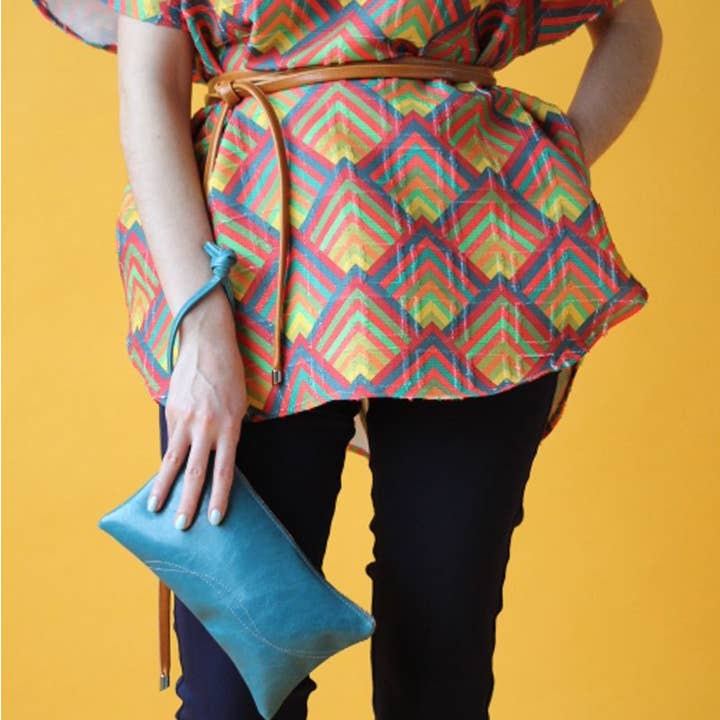 Crystalyn Kae Accessories - Vendita all'ingrosso Pochette - Donna - Grande pochette con cerniera in tela rivestita Valet Clutch3