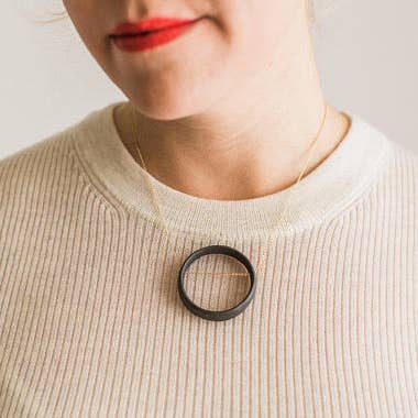 Jenna Vanden Brink Ceramics - Wholesale Pendant/Charm Necklace - Circle Necklace