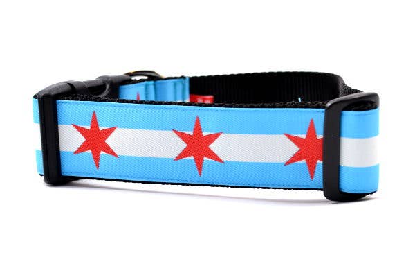 six point pet - Wholesale Pet Collar - Cat - Six Point Stars-Chicago Flag5