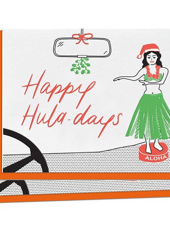 Hula-Tage-Karten — Box mit 6 für den Großhandel von Violet Press