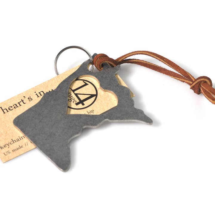 I <3 Minnesota: Bottle Opener for wholesale by 14 Gauge LLC