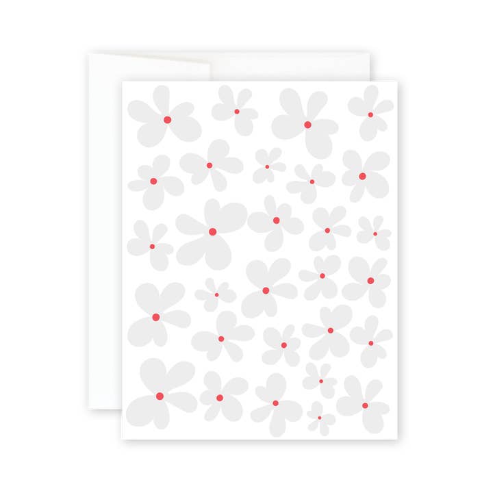 Blind Flower for wholesale by Biba Letterpress