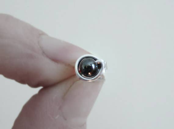 Contempo Jewelry - Wholesale Stud/Post Earrings - Tiny Hematite Sterling Stud Earrings2