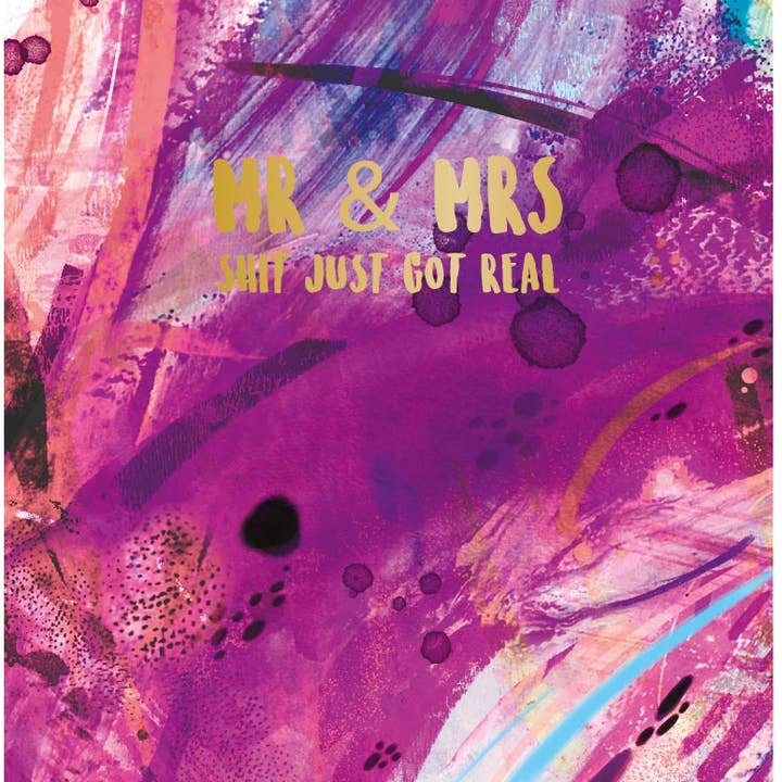 Paper Ninja - Mr & Mrs Card for wholesale by Portico Designs