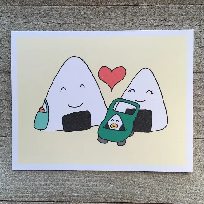 Ink Delights - Vendita all'ingrosso Biglietti d'amore - Biglietto Famiglia Musubi0