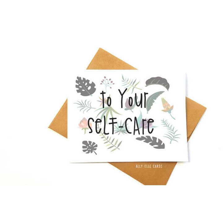 To Your Self-Care for wholesale by Ally Elle Cards