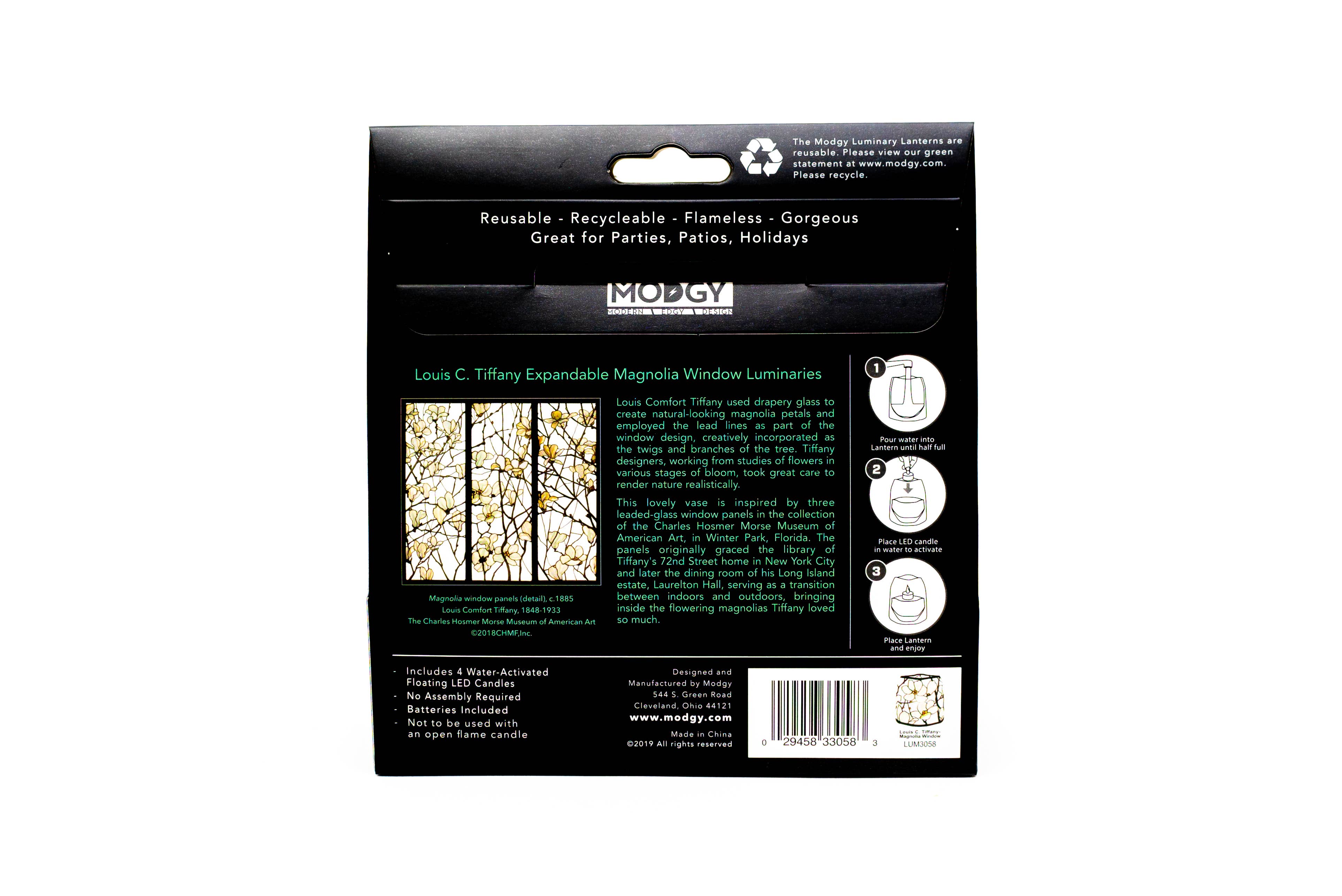 Modgy - Wholesale Lantern - Luminary - Louis C. Tiffany Magnolia Window5