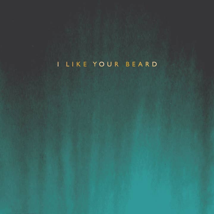 Paper Ninja - I Like Your Beard Card for wholesale by Portico Designs