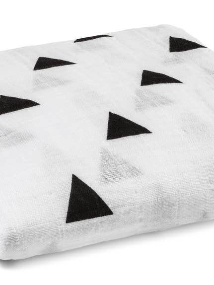 Organic Swaddle Blanket- Triangles for wholesale by Modern Burlap