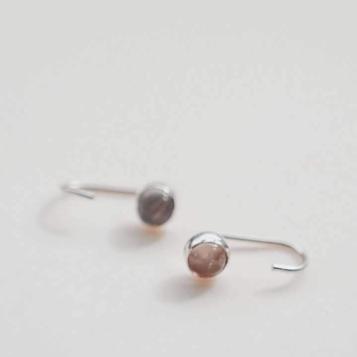 5mm Silver J Hook Earrings for wholesale by Devi Arts Collective