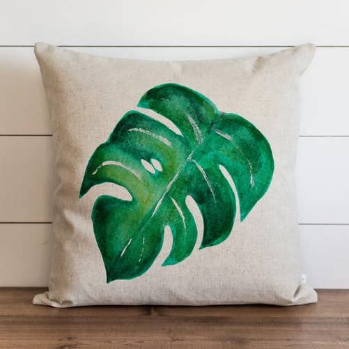 Palm Pillow Cover for wholesale by Porter Lane Home