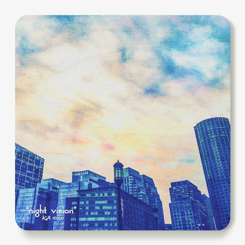 Simply Grateful - Wholesale Coasters - Night Vision Coaster0