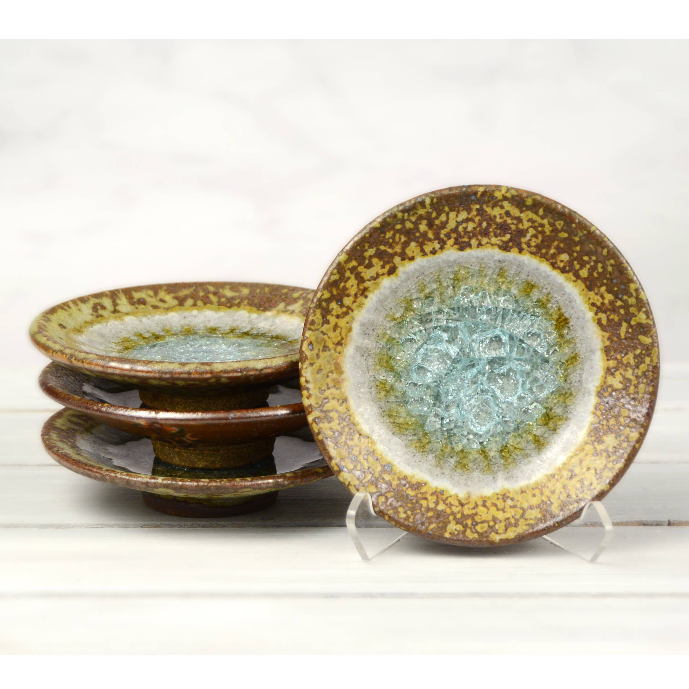 Wasabi/Dipping Dish - With Glass