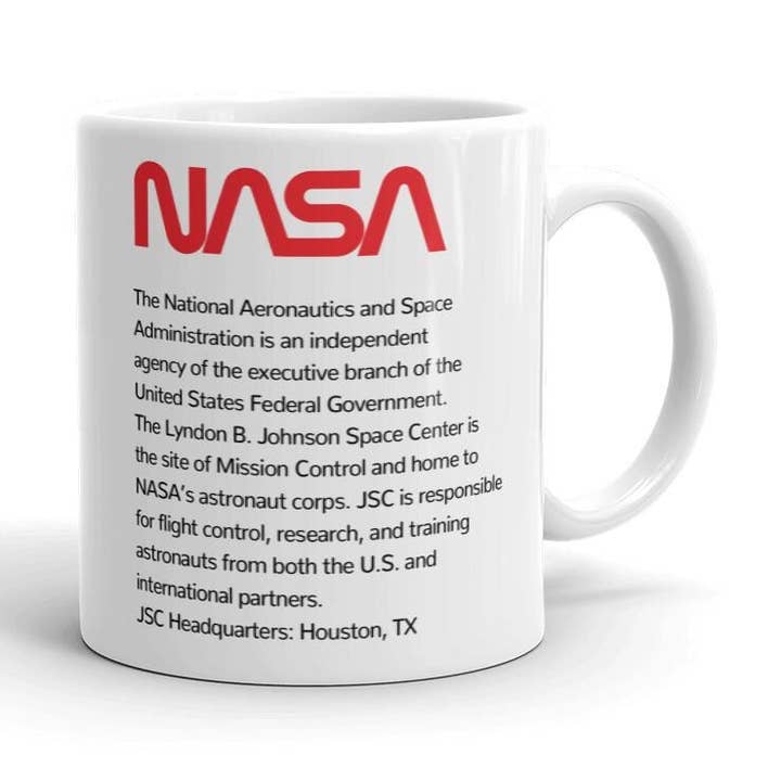 Nasa JSC mok voor wholesale door Diverscity Clothing Co.