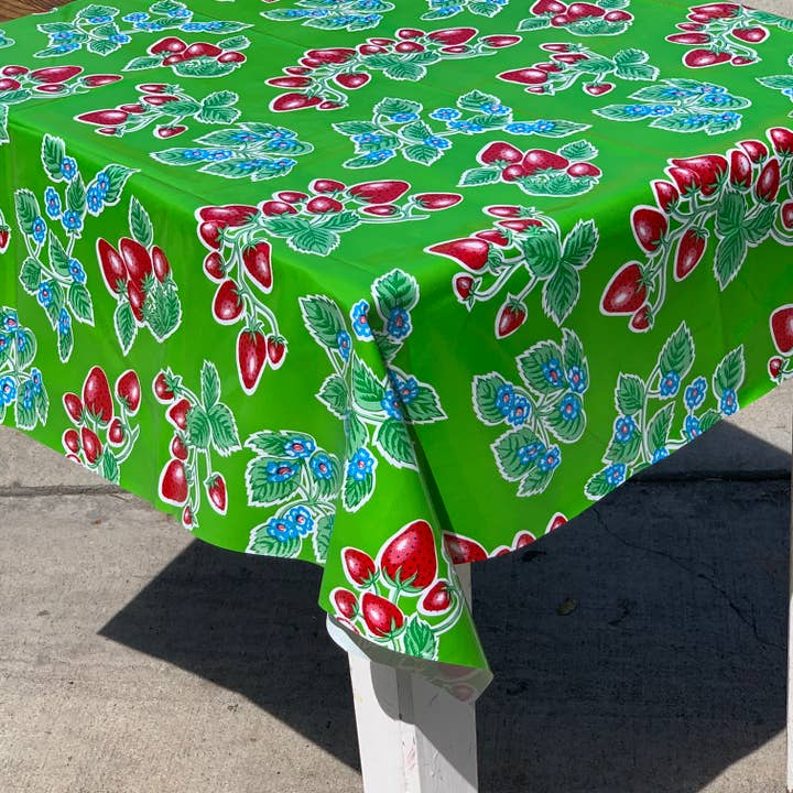 84" x 47.5" Rectangle Forever Tablecloth for wholesale by Oilcloth International