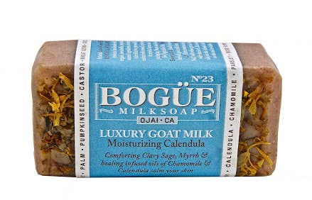 Bogue Milk Soap - Wholesale Bar Soap - No.23 Moisturizing Calendula Goat Milk Bar Soap 4.5oz2