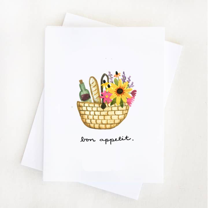 Bon Appetit-kaart voor wholesale door Everbloom Paper