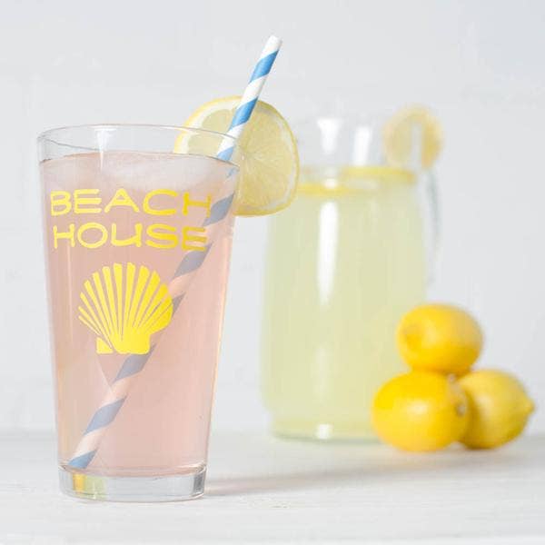 Vital Industries - Wholesale Drinking Glass/Cup - Beach House Pint Glasses