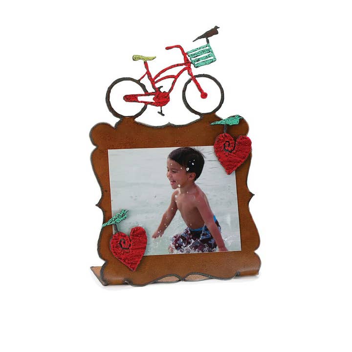 Whimsies – wholesale Bildram – Bike Picture Frame memo styrelser USA eco skrivbord bordsskiva magneter2