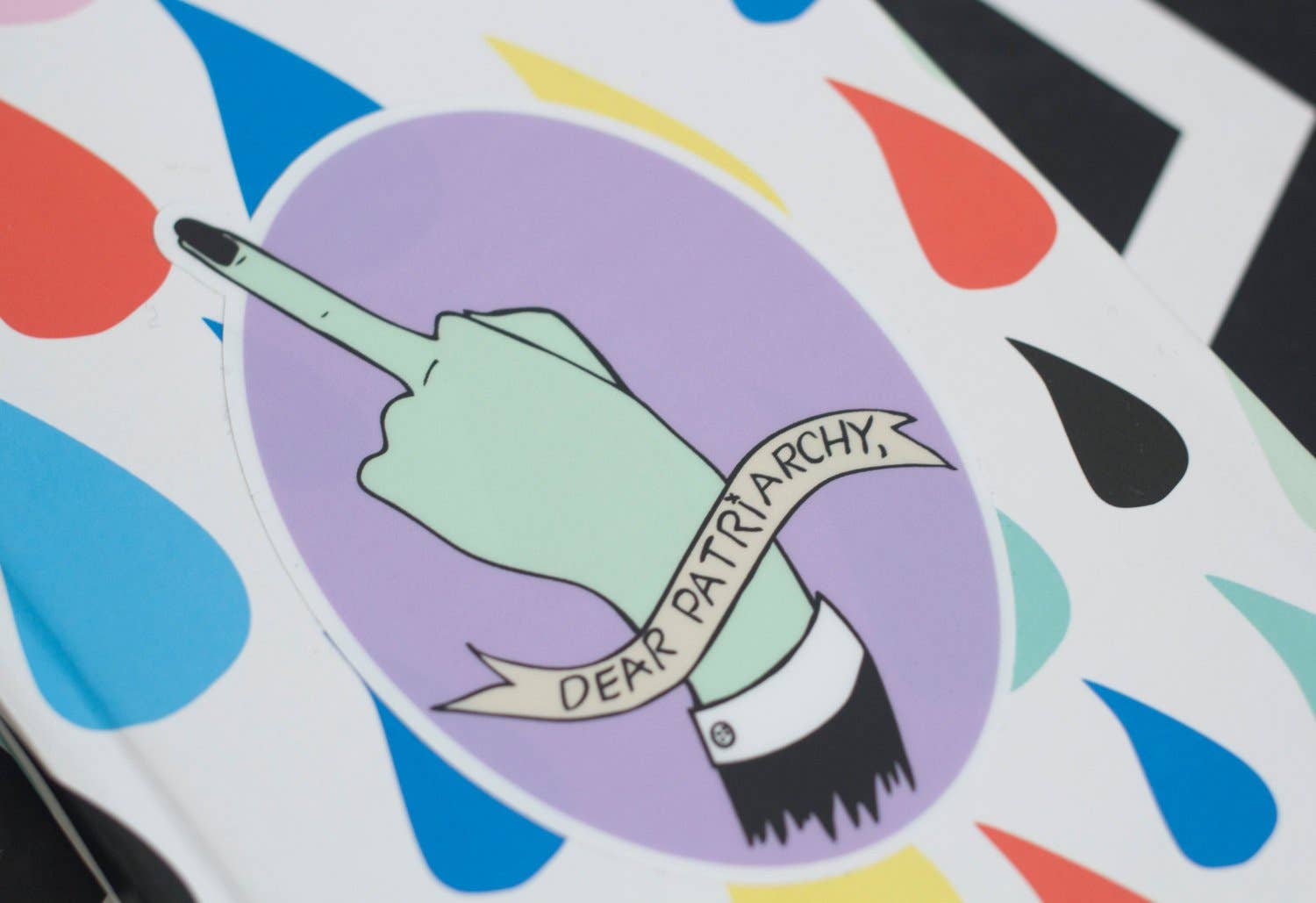 Midge Blitz - Vendita all'ingrosso Adesivo - Dear Patriarchy Adesivo in vinile3