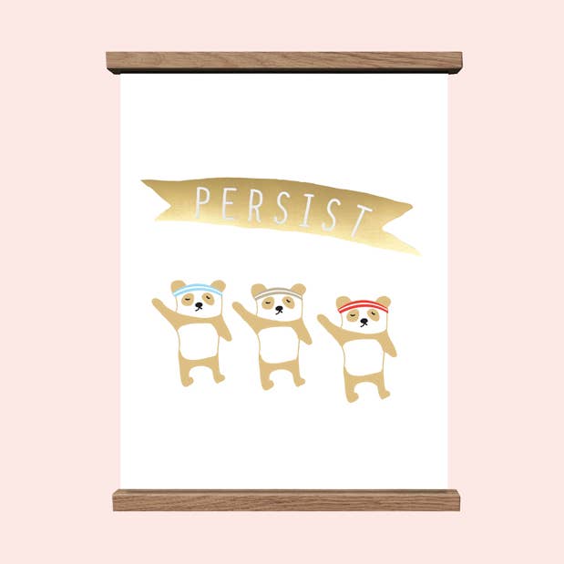 Panda Persist-folie inspirerande konst Print 11X14 ” för wholesale av ILOOTPAPERIE