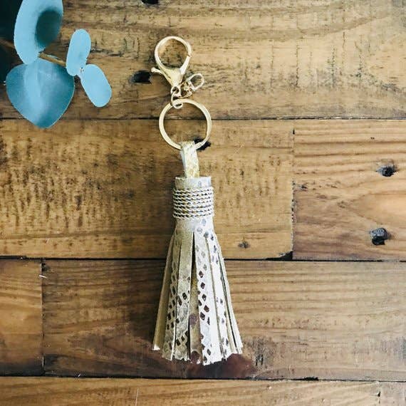 Everley Dawn – wholesale Nyckelringar - Dam – Läder Classic Tofs Nyckelring6