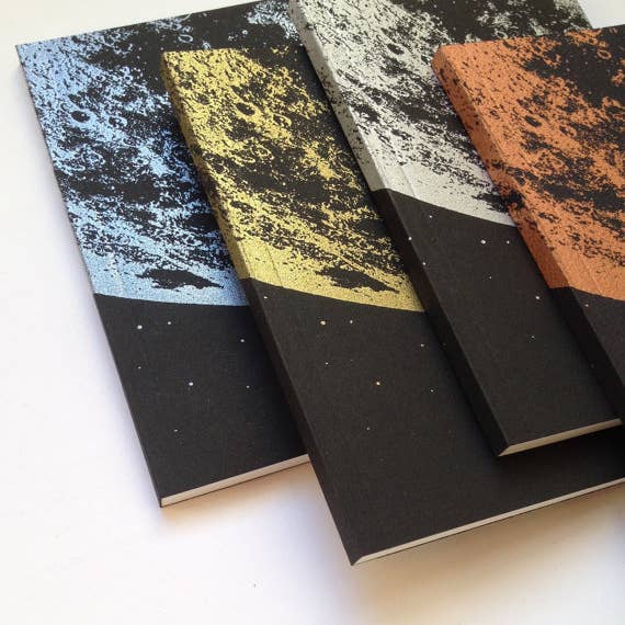 Little Lark - Vente Journal intime - Journal lunaire métallisé5