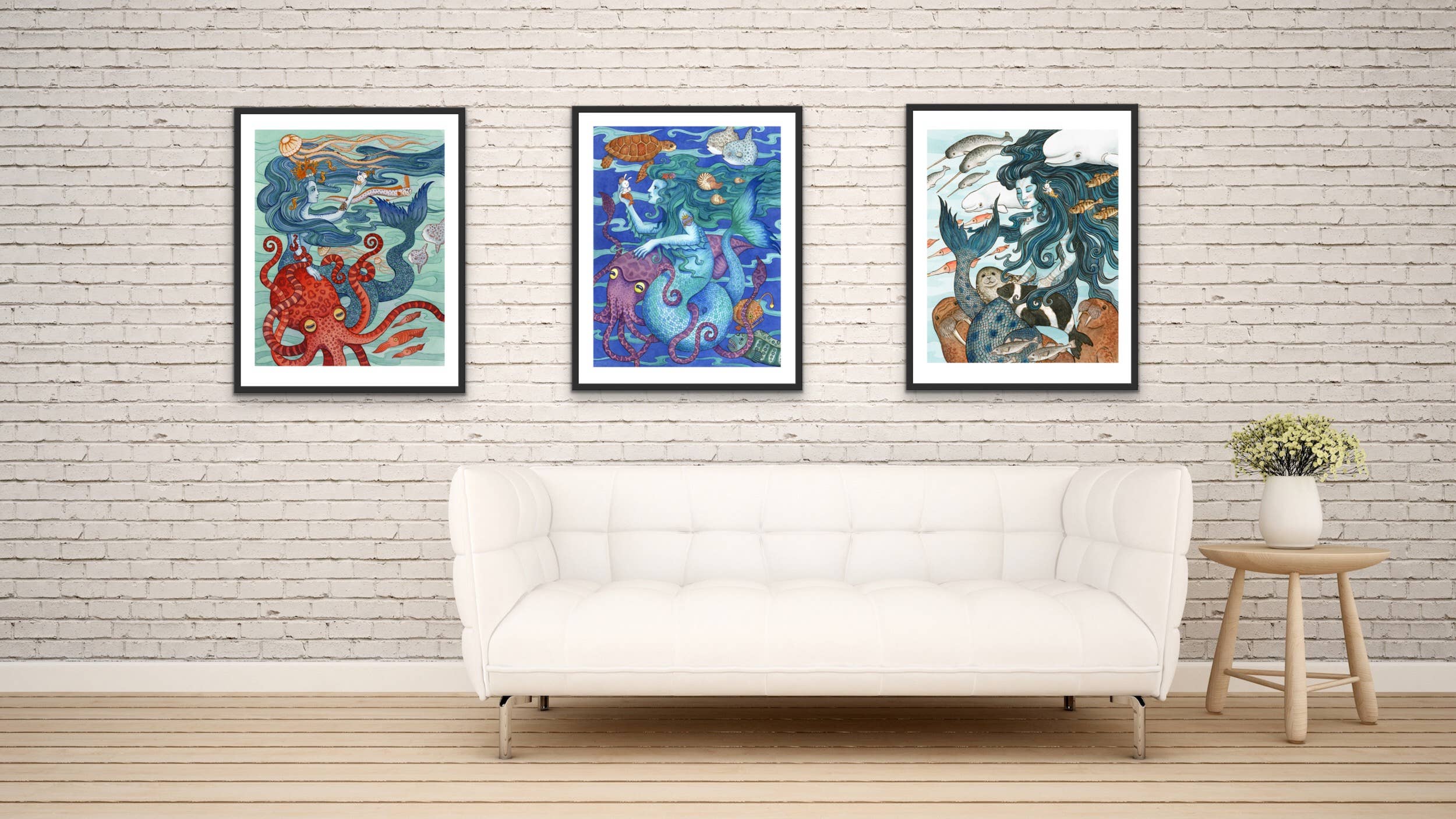 SepiaLepus Illustration - Wholesale Art Print - 8" x 10" Sedna Art Print2