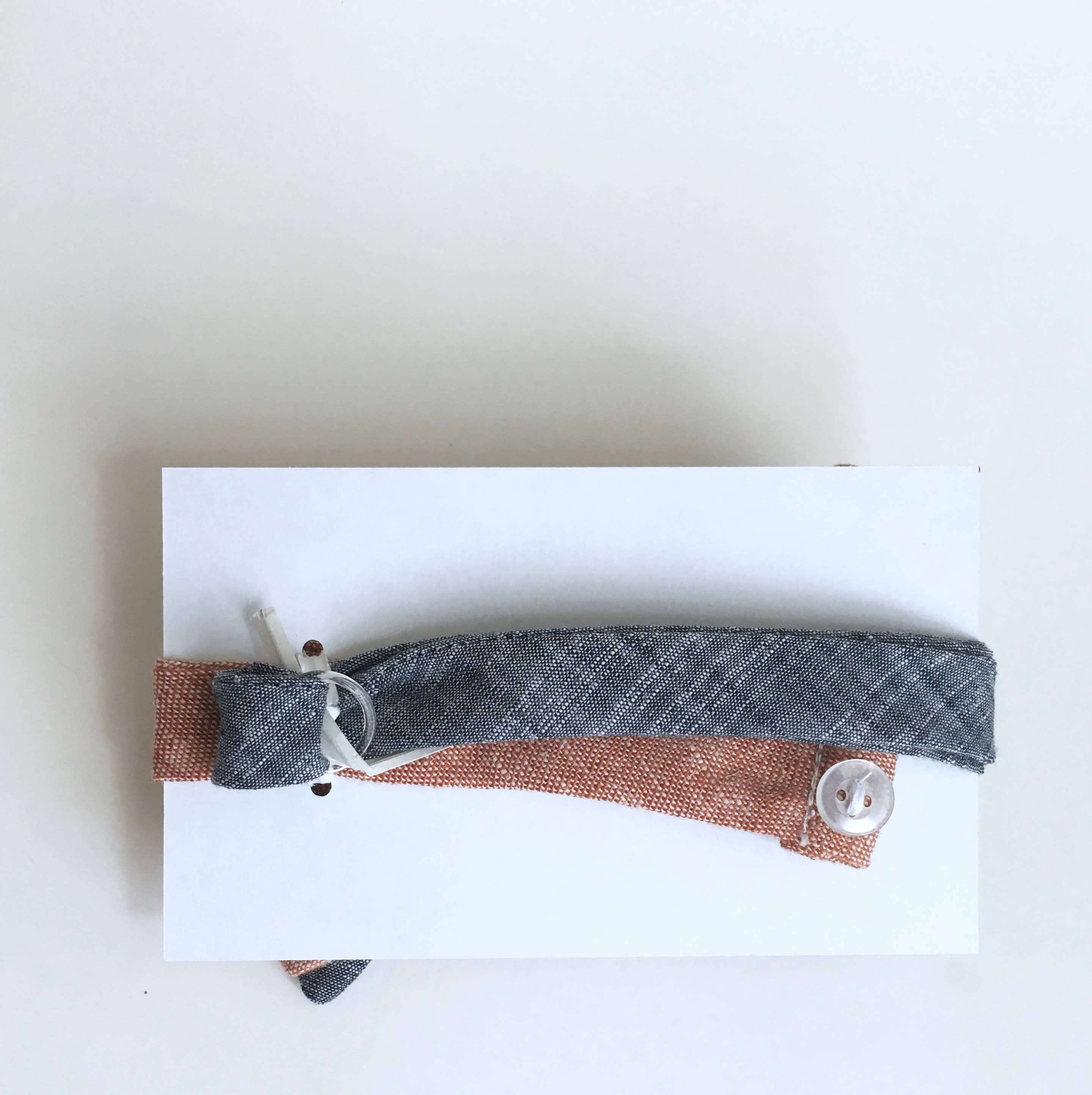 Lindsay Brook Designs - Wholesale Bow Tie - Men's - Chambray Reversible Bow Tie2