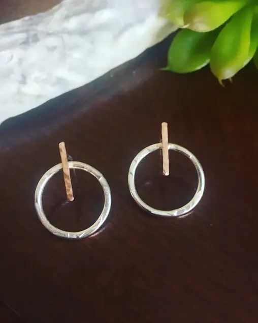 La Soucique Studio Metalsmithing - Wholesale Dangle Earrings - Perelle Power Earrings1