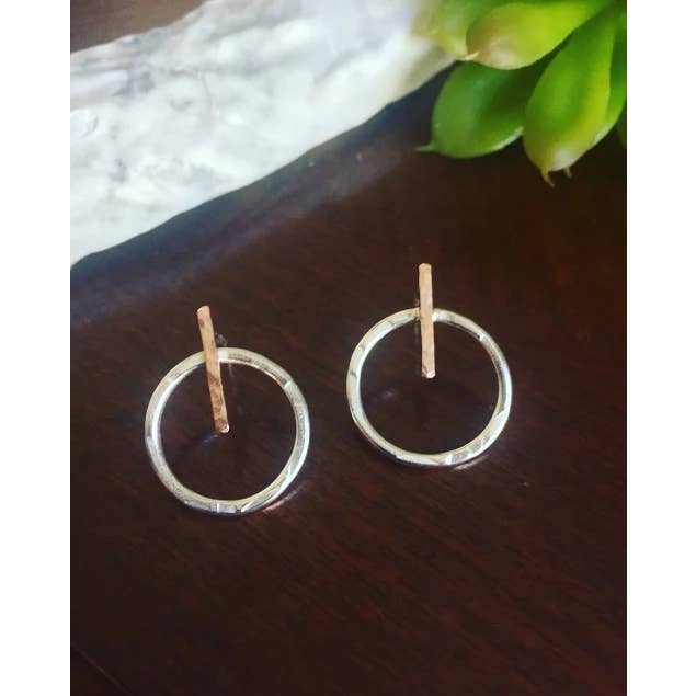 La Soucique Studio Metalsmithing - Wholesale Dangle Earrings - Perelle Power Earrings1