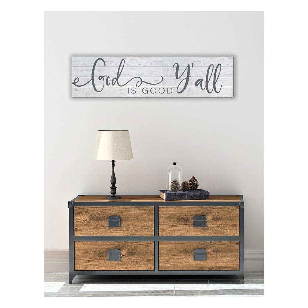 Kindred Hearts - Wholesale Sign - 40x10 Good Is Good Y'all Slatted Sign1