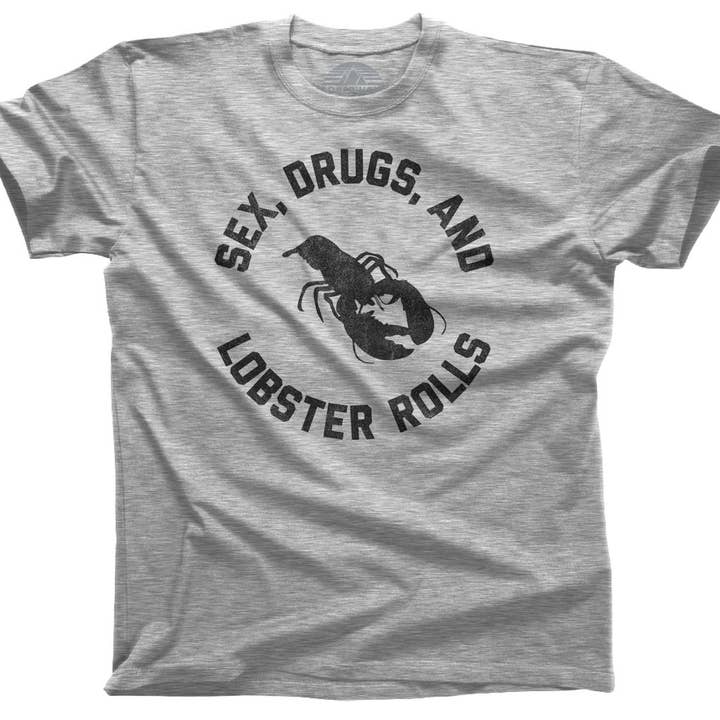 Boredwalk - Wholesale Screen Printed T-Shirt - Men's - Men's Sex Drugs and Lobster Rolls T-Shirt4