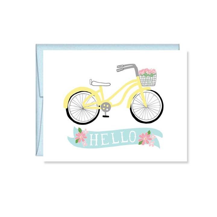 Pen & Paint – Großhandel Grußkarten für den Alltag – Hallo Fahrradkarte