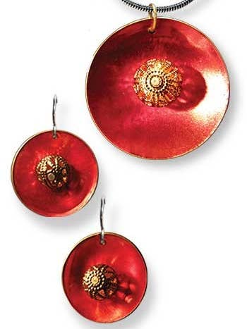 Zentriert Set - Rot für den Großhandel von LeDanse Limited Edition Jewelry