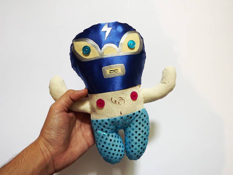 Chunchitos – Boneca - Crianças por atacado – Boneca luchador feita à mão5