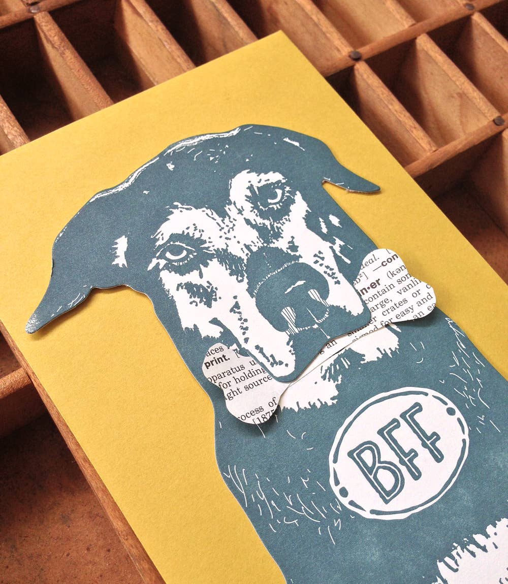 Blackbird Letterpress – Großhandel Grußkarten für den Alltag – BFF-Hund-Geschenkkarte3
